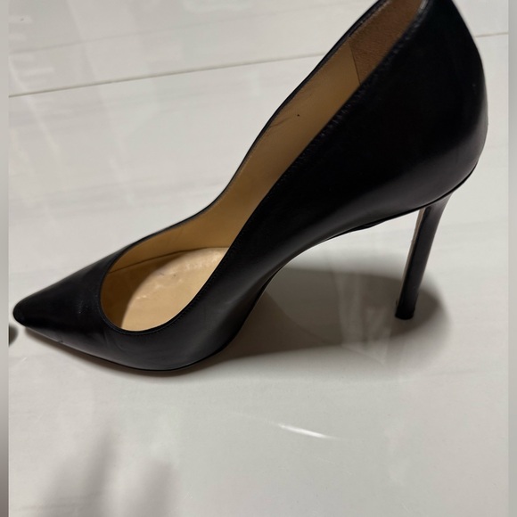 Jimmy Choo Black Italian Patent Leather Pointed Toe Stiletto Heel Pumps Size 38. - Picture 5 of 5